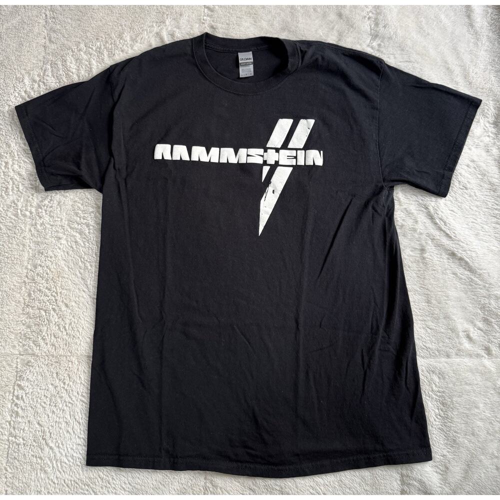 Rammstein Metal Black T-shirt Men’s Size Large 100% Cotton Band Tee